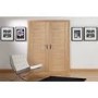 Internal Oak Rebated French Doors - Unfinished - 1981 x 1524 x 40mm - Palermo - XL Joinery