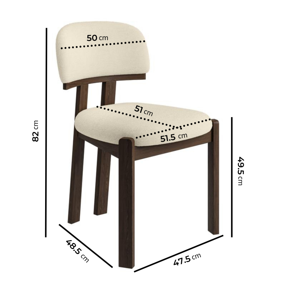 Round Walnut Drop Leaf Dining Table Set with 2 Cream Upholstered Chairs - Seats 2 - Carson