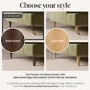 Orange Velvet Love Seat - Payton