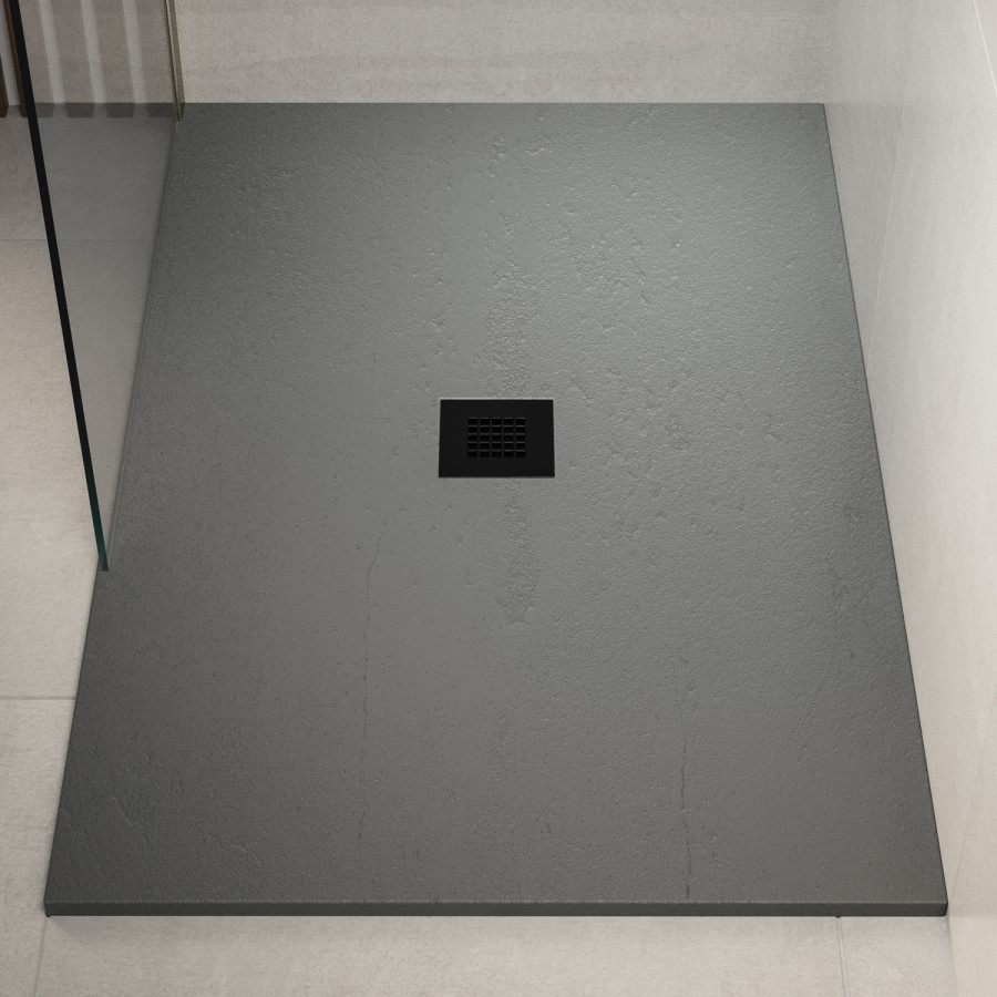 Black Grill Waste Cover - Slate Tray