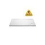 1200x800mm Rectangular Anti-Slip 45mm White Stone Resin Shower Tray – Pearl