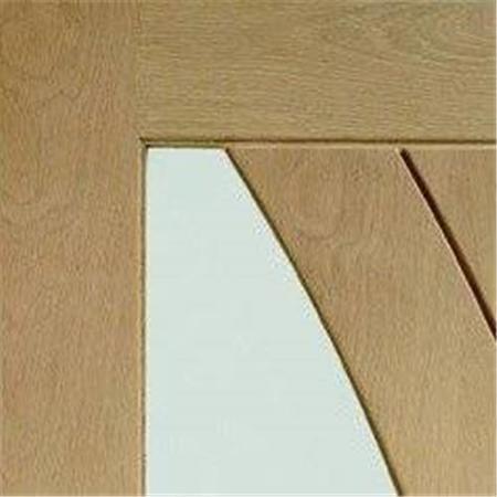 Internal Oak Glazed Door with Clear Glass - Pre-Finished - 1981 x 838 x 35mm - Salerno - XL Joinery