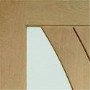Internal Oak Glazed Door with Clear Glass - Pre-Finished - 1981 x 838 x 35mm - Salerno - XL Joinery