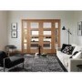 Internal Oak 4-Panel Shaker Door with Clear Glass - Pre-Finished - 2040 x 726 x 40mm - 4 Light - XL Joinery