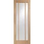 Internal Oak Glazed Door with Clear Glass - Pre-Finished - 1981 x 838 x 35mm - Worcester - XL Joinery