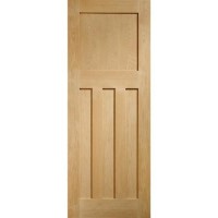 Internal Oak 1930s 4-Panel Door - Pre-Finished - 1981 x 686 x 35mm - DX - XL Joinery