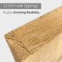 Internal Oak Pre-Finished Shaker 4-Panel Door - Pre-Finished - 1981 x 686 x 35mm - XL Joinery
