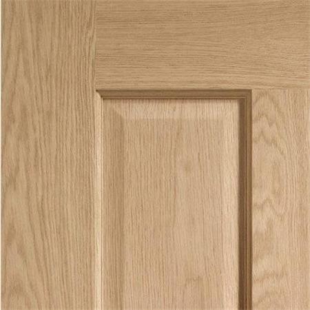 Internal Oak Pre-finished Victorian 4 Panel FD30 Fire Door - Pre-Finished - 2040 x 826 x 44mm - Victoria - XL Joinery