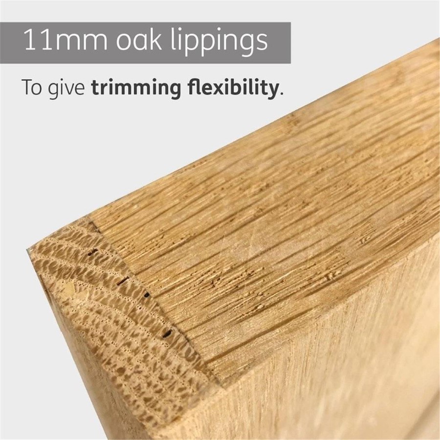 Internal Oak Victorian 4-Panel Door - Pre-Finished - 1981 x 838 x 35mm - Victorian - XL Joinery