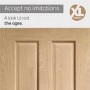 Internal Oak Victorian 4-Panel Door - Pre-Finished - 1981 x 838 x 35mm - Victorian - XL Joinery