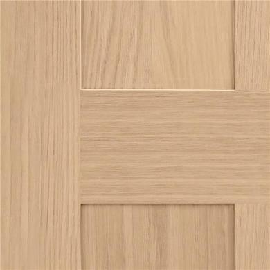 Internal Oak Victorian Shaker 4-Panel Door - Pre-Finished - 1981 x 838 x 35mm - Victoria - XL Joinery