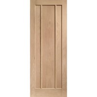 Internal Oak 3-Panel Door - Pre-Finished - 2040 x 826 x 40mm - Worcester - XL Joinery