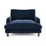 Navy Blue Velvet Kids Armchair - Payton