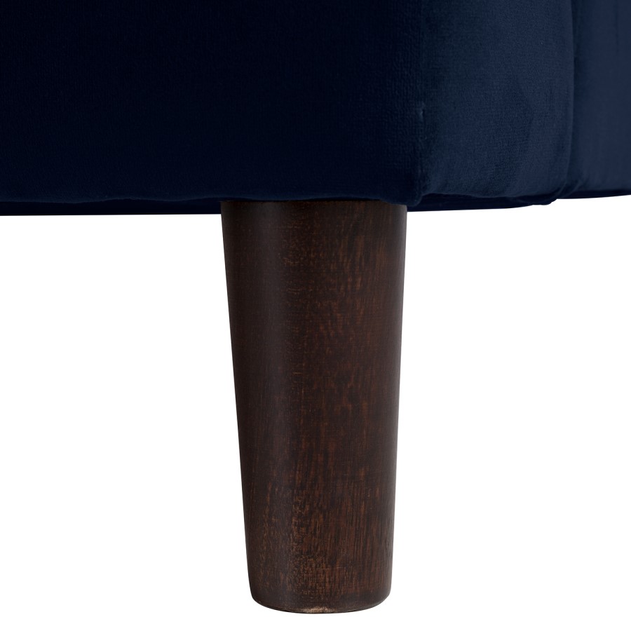 Navy Blue Velvet Kids Armchair - Payton