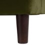 Dog Sofa Bed in Olive Green Velvet - Payton