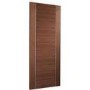 Internal Walnut Door with Aluminium Detail - Pre-Finished - 1981 x 686 x 35mm - Forli - XL Joinery