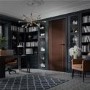 Internal Walnut Door with Aluminium Detail - Pre-Finished - 1981 x 838 x 35mm - Forli - XL Joinery
