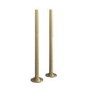 Brushed Brass Radiator Pipe Covers 300mm