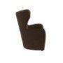 Brown Velvet Highback Armchair - Paloma