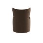 Brown Velvet Highback Armchair - Paloma