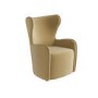 ONLY OPENED - Yellow Chenille Highback Armchair - Paloma