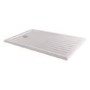 1700x800mm Rectangular 40mm White Stone Resin Shower Tray – Purity