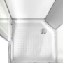 Vidalux 900x900mm White Square Electric Shower Cabin with 9.5kw Triton Electric Shower and Shower Tray