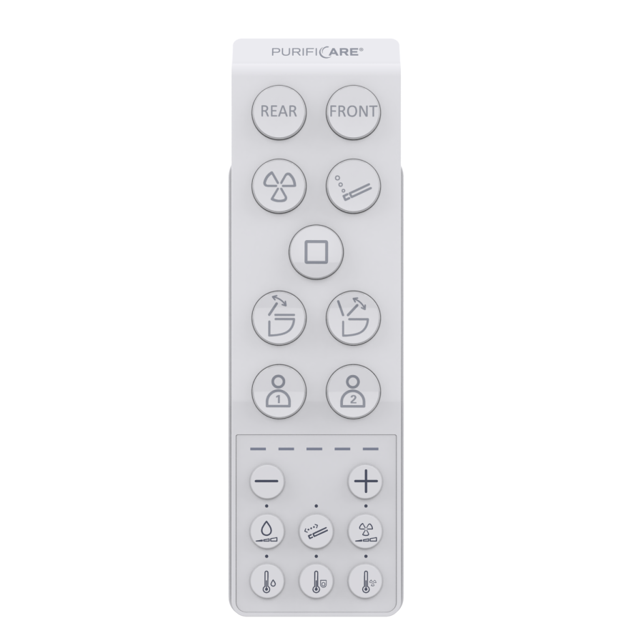 Replacement Seat and Remote Control for Japanese Toilet PURWHTE451 only - Purificare