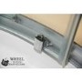 Vidalux Pure - 900x900mm White Quadrant Shower Cabin with Hydro Shower Set with Shower Tray