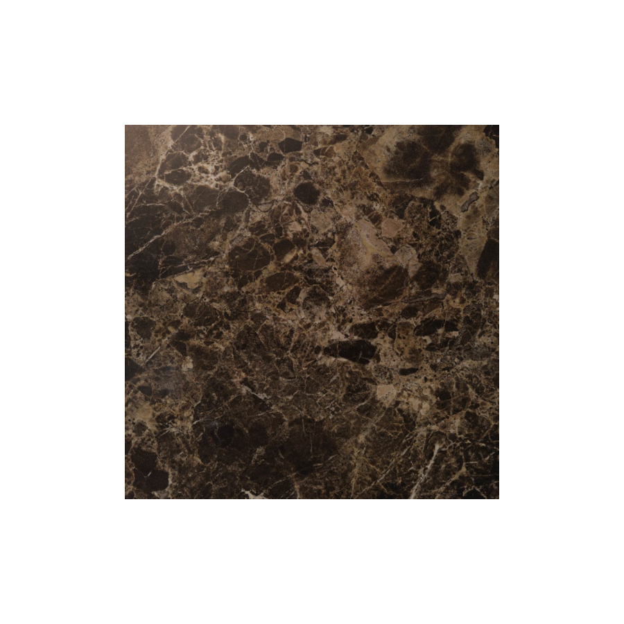 Walnut and Marble-Effect 1 Drawer Floating Bedside Table - Raffaele