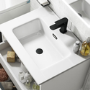 Matt Black Overflow Cover Suitable for Ontario Palma & Roma