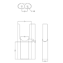 Reggio White Two Column Traditional Radiator Feet
