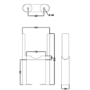 Reggio Black Three Column Traditional Radiator Feet