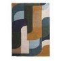 Large Geometric Blue Rug - 290 x 200 cm - Retro Deco - Origins