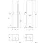Riace White Designer Radiator Feet -Suitable for Flat Double Panel Radiator