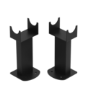 Riace Black Designer Radiator Feet -Suitable for Single and Double Panel Radiator