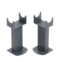 Riace Anthracite Designer Radiator Feet -Suitable for Single and Double Panel Radiator