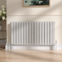 Riace White Designer Radiator Feet -Suitable for Single and Double Panel Radiator
