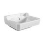 White Wall Hung Basin with 1 Tap Hole 570mm - Ripley