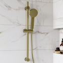 ROUNDSRKBB Brushed Brass 3 Function Round Slide Rail Kit - Arissa