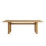 Large Solid Oak Dining Table - 240cm - Seats 6 - 8 - Roe