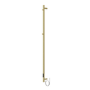 Brass Vertical Electric Towel Radiator 1600 x 73mm - Sagaro