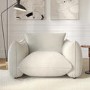 ALMOST PERFECT - Beige Chenille Cloud Armchair - Santo