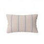 Blue Stripe Chenille Fibre Filled Sofa Scatter Cushion - 50 x 30cm - Payton