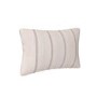 Grey Stripe Chenille Fibre Filled Sofa Scatter Cushion - 50 x 30cm - Payton