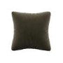 Green and Yellow Velvet Fibre Filled Reversible Sofa Scatter Cushion - 45 x 45cm - Orin