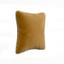 Green and Yellow Velvet Fibre Filled Reversible Sofa Scatter Cushion - 45 x 45cm - Orin