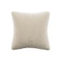 Orange and Beige Velvet Fibre Filled Reversible Sofa Scatter Cushion - 45 x 45cm - Orin