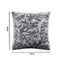 Beige Patterned Sofa Scatter Cushion - 45 x 45cm - Aether