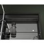 Sensio Eclipse Single Door Recessed Bathroom Mirror Cabinet with Lights & Shaver Socket 700 x 500mm